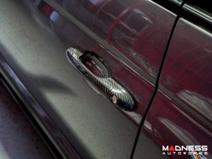 FIAT 500 Exterior Door Handle Kit - Carbon Fiber 